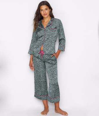 Kate Spade New York Leopard Charmeuse PJs